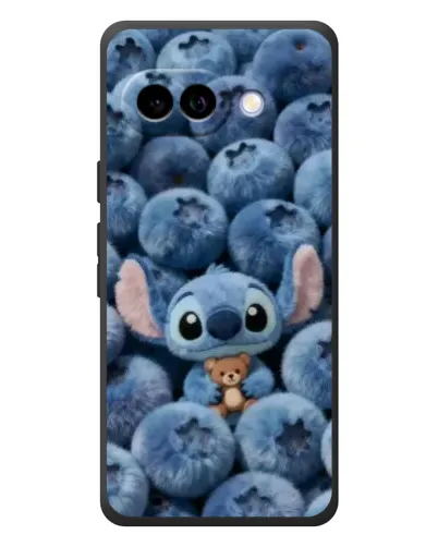 Чехол для Google Pixel 10a с картинкой «Стич и голубика»