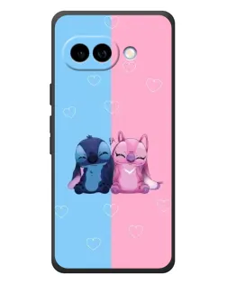 Чохол для Google Pixel 10a з картинкою «Stitch та Angel Love»