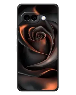 Чехол для Google Pixel 10a с картинкой «Шелковая черная роза»