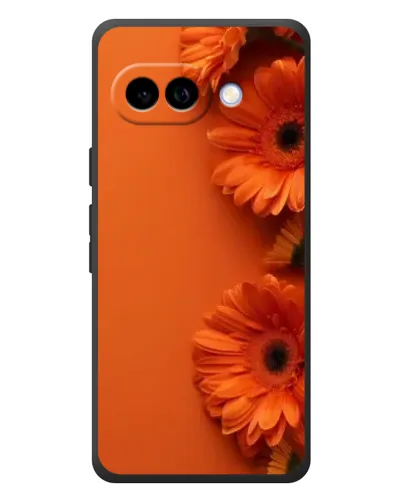 Чехол для Google Pixel 10a с картинкой «Оранжевые герберы»
