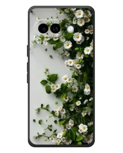 Чехол для Google Pixel 10a с картинкой «Ветка мелких белых цветов»