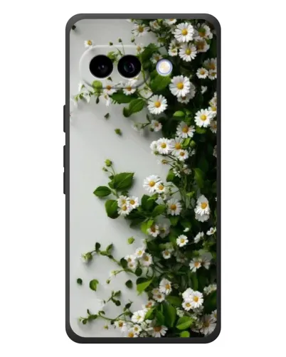 Чехол для Google Pixel 10a с картинкой «Ветка мелких белых цветов»