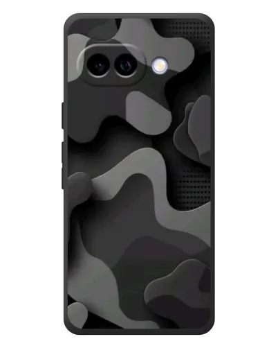 Чохол для Google Pixel 10a з картинкою «Темний абстрактний камуфляж»