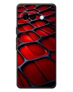 Чохол для Google Pixel 10a з картинкою «Червона глянцева сітка»