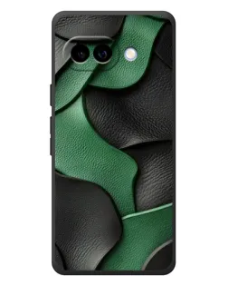 Чохол для Google Pixel 10a з картинкою «Зелені шкіряні хвилі»