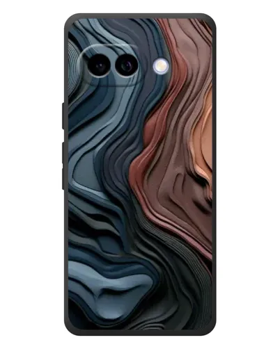 Чохол для Google Pixel 10a з картинкою «Кольорові хвилі каньйону»