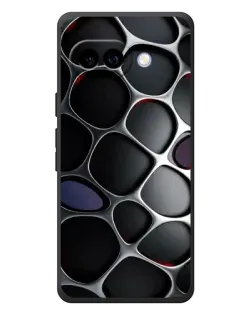 Чохол для Google Pixel 10a з картинкою «Об'ємна темна решітка»