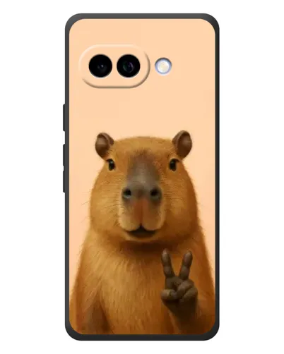Чехол для Google Pixel 10a с картинкой «Капибара виктория»