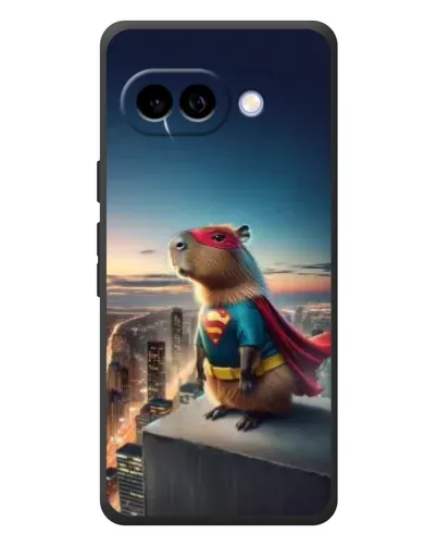 Чехол для Google Pixel 10a с картинкой «Капи-мен супергерой»
