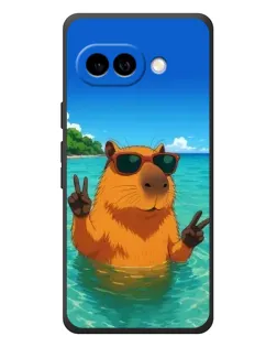 Чехол для Google Pixel 10a с картинкой «Морская капибара»