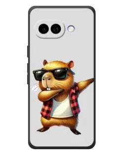 Чехол для Google Pixel 10a с картинкой «Капибара рэпер даб»