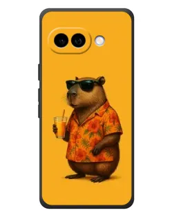 Чехол для Google Pixel 10a с картинкой «Капибара на отдыхе»