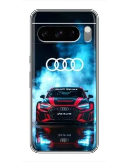 Чохол для Google Pixel 11 Pro XL з картинкою «Audi Sport — неон»
