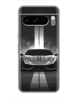 Чохол для Google Pixel 11 з картинкою «Lamborghini симетрія доріг»