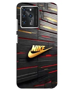 Чохол для Google Pixel 2 XL з картинкою «Золотий Nike на металі»
