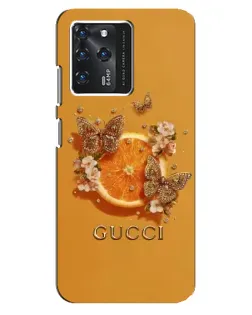 Чохол для Google Pixel 2 XL з картинкою «Gucci — золоті метелики»