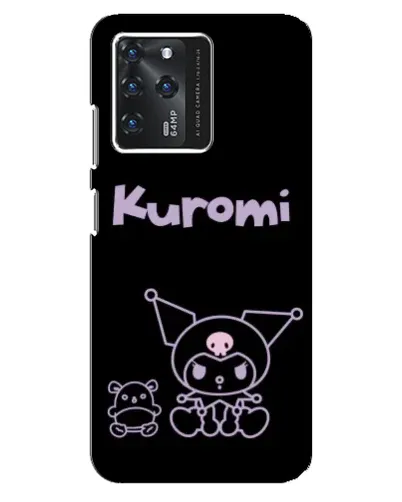Чохол для Google Pixel 2 XL з картинкою «Kuromi — чорний мінімалізм»
