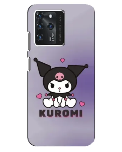 Чохол для Google Pixel 2 XL з картинкою «Kuromi — фіолетовий арт»