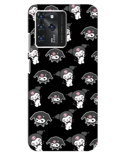 Чохол для Google Pixel 2 XL з картинкою «Чорний паттерн Kuromi»