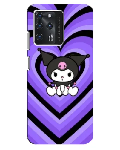 Чохол для Google Pixel 2 XL з картинкою «Kuromi та фіолетові серця»