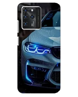 Чохол для Google Pixel 2 XL з картинкою «Погляд BMW з синіми фарами»
