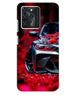 Чохол для Google Pixel 2 XL з картинкою «Спортивна BMW та квіти»