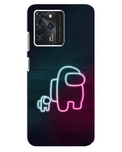 Чохол для Google Pixel 2 XL з картинкою «Among Us неон-арт»