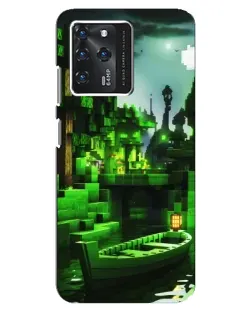Чохол для Google Pixel 2 XL з картинкою «Minecraft лісовий пейзаж»