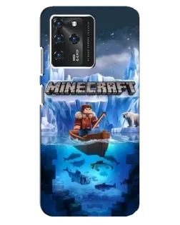 Чохол для Google Pixel 2 XL з картинкою «Minecraft льодянийсвіт»