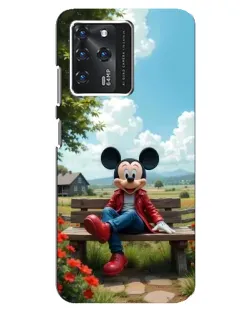 Чохол для Google Pixel 2 XL з картинкою «Міккі на лавці»