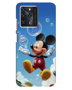 Чехол для Google Pixel 2 XL с картинкой «Mickey и мыльные пузыри»
