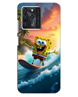 Чохол для Google Pixel 2 XL з картинкою «Губка Боб серфінгіст»