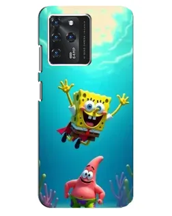 Чехол для Google Pixel 2 XL с картинкой «Спанч Боб под водой»