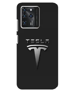Чохол для Google Pixel 2 XL з картинкою «Сталевий логотип Tesla»