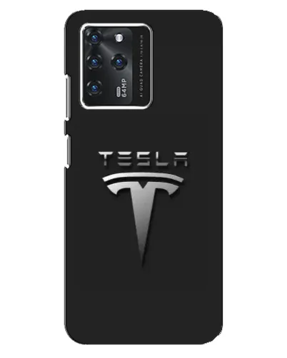 Чохол для Google Pixel 2 XL з картинкою «Сталевий логотип Tesla»
