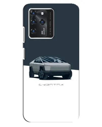 Чохол для Google Pixel 2 XL з картинкою «Сріблястий Cybertruck Tesla»