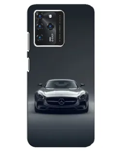 Чехол для Google Pixel 2 XL с картинкой «Mercedes на черном»