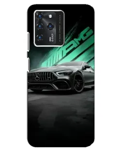Чохол для Google Pixel 2 XL з картинкою «Темний Mercedes AMG»