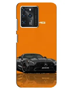 Чохол для Google Pixel 2 XL з картинкою «Помаранчевий Mercedes AMG»