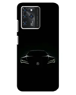 Чохол для Google Pixel 2 XL з картинкою «Mercedes — силует авто»