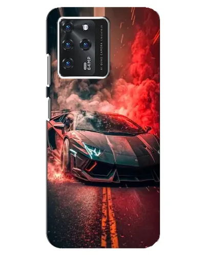Чохол для Google Pixel 2 XL з картинкою «Lamborghini червоний дим»