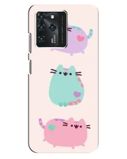Чохол для Google Pixel 2 XL з картинкою «Pusheen тріо»