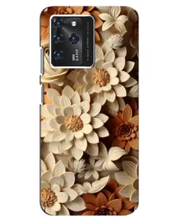 Чохол для Google Pixel 2 XL з картинкою «Бежевий флористичний декор»