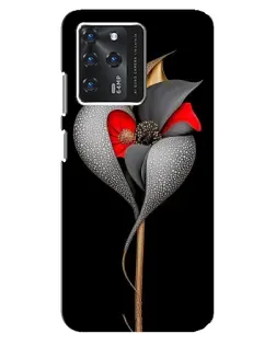 Чохол для Google Pixel 2 XL з картинкою «Срібна фантазійна квітка»