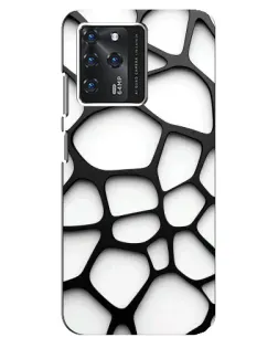Чохол для Google Pixel 2 XL з картинкою «Біла об'ємна сітка»