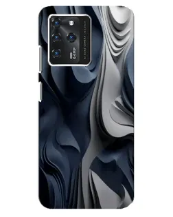 Чохол для Google Pixel 2 XL з картинкою «Об'ємні сині складки»