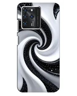 Чохол для Google Pixel 2 XL з картинкою «Чорно-біла спіраль»