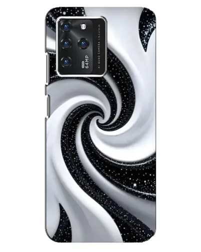 Чохол для Google Pixel 2 XL з картинкою «Чорно-біла спіраль»
