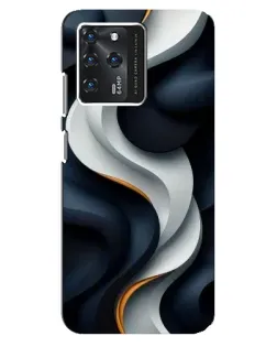 Чохол для Google Pixel 2 XL з картинкою «Об'ємні чорно-білі стрічки»