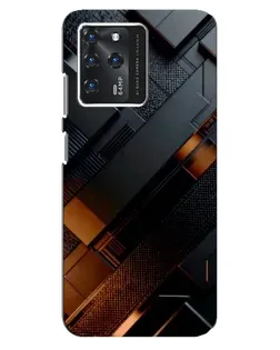 Чохол для Google Pixel 2 XL з картинкою «Чорні геометричні блоки»